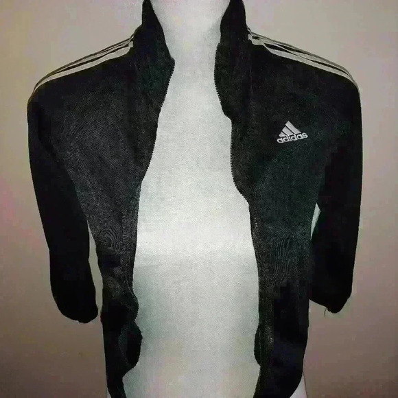 Kids adidas zip-up  Size 7. Like New - Picture 1 of 3